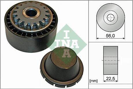 Ролик натяжний генератора, 1.2 INA 531085410