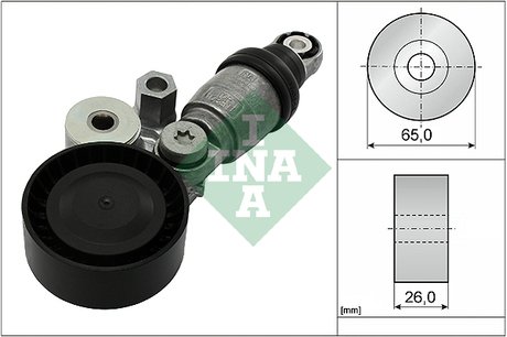 Натяжник ремня WIELOROWK. MAZDA 2/3 13- 1,5 INA 534034210