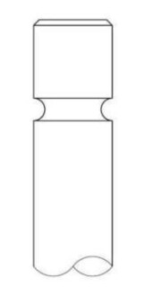 Клапан EX Fiat 2,4/2,5D/TD mot.8140/8144 83- Intervalves 1283.036