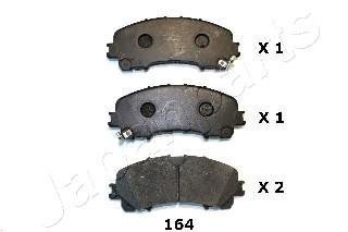 Колодки гальмівні NISSAN P. X TRAIL 1,6 13- JAPANPARTS PA164AF