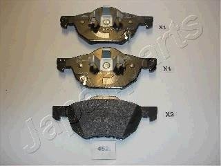 HONDA гальмівні колодки передн.Accord 03- JAPANPARTS PA452AF