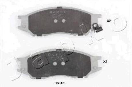 -Колодки гальмівні передні JAPKO 50150