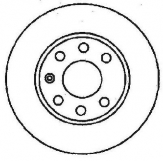 Диск тормозной opel corsa/kadett/astra передн. Jurid 561142JC