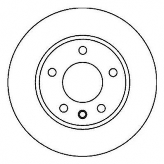 Диск тормозной audi/seat/skoda/vw a3/leon/octavia/bora задн. Jurid 562053JC