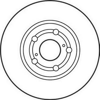 TOYOTA Диск тормозной передний AVENSIS 97- Jurid 562125JC