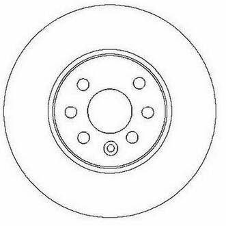 Диск гальмівний ASTRA H MERIVA Jurid 562278JC