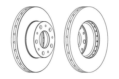 Диск гальмівний Jurid 562468JC