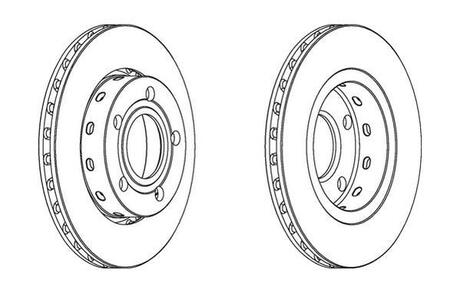 Гальмівний диск Jurid 562516JC