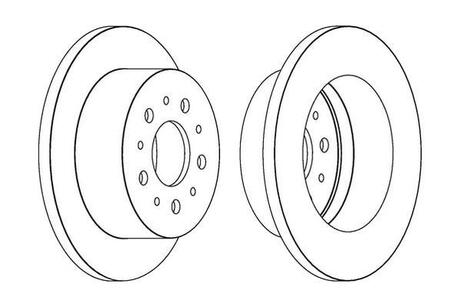 Гальмівний диск Jurid 562526JC