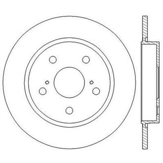 Гальмівний диск Jurid 562599JC