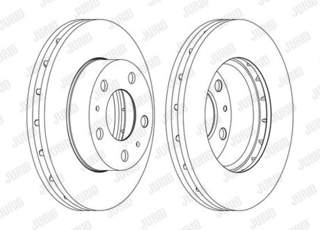 Диск гальмівний !.. Jurid 562630JC1