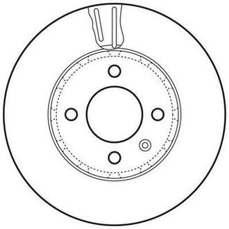 Гальмівний диск Jurid 562727JC (фото 1)
