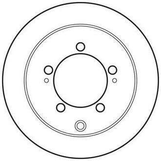 MITSUBISHI Гальмівний диск задн.Airtrek,Lancer VII,Outlander 03- Jurid 562781JC