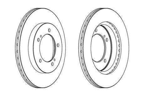 SUZUKI Диск тормозной передн.Vitara -98 Jurid 562906JC