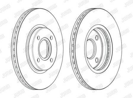 Диск гальмівний Jurid 563115JC