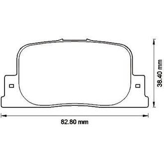 TOYOTA Тормозные колодки задн.Camry CV2 96-,Camry MCV3 01- Jurid 572559J