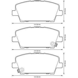 HONDA гальмівні колодки передн.Civic 06- Jurid 572579J