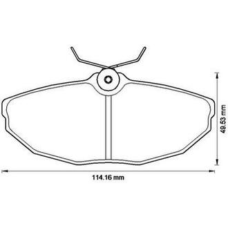 Тормозные колодки задн. Jaguar S-Type 02- Jurid 573237J