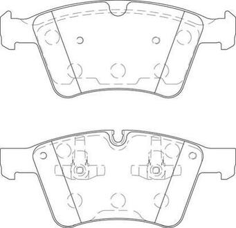 Дисковые тормозные колодки Jurid 573424J