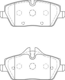 BMW Тормозные колодки передние 1 E87 Jurid 573733J