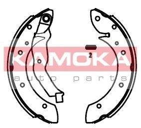 Колодка тормозная Renault Laguna 95\'-01\'.Megane 97\'-03\'.Scenic 99\'-03\' барабанная компл. KAMOKA JQ202014