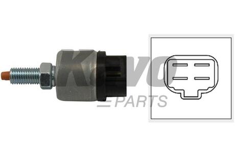 PARTS HYUNDAI Выключатель STOP-сигналов Lantra,S Coupe,Sonata II,III,Terracan KAVO EBL-3005 (фото 1)