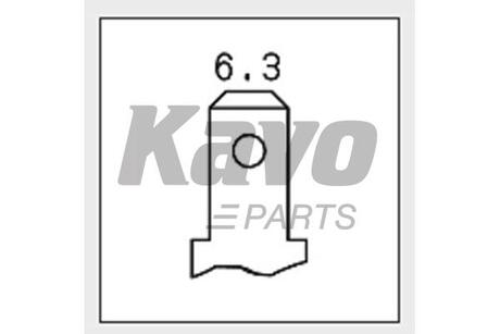 PARTS NISSAN Датчик температуры воды Serena,Trade,Terrano II 1.6,2.0,2.0D KAVO ECT-6506