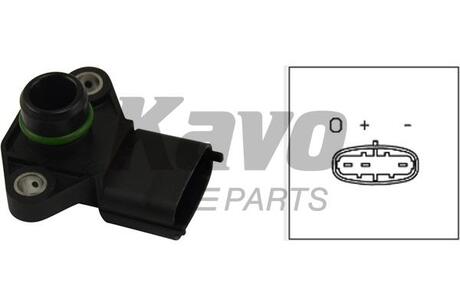 PARTS HYUNDAI Датчик надува Santa FE 2,0-2,2CRDI 09- KAVO EMS-3002 (фото 1)