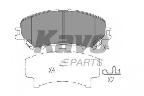 Колодки тормозные KAVO KBP-6614