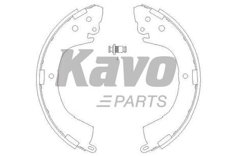 PARTS MITSUBISHI щоки гальмівні L200,400 96- KAVO KBS-6406