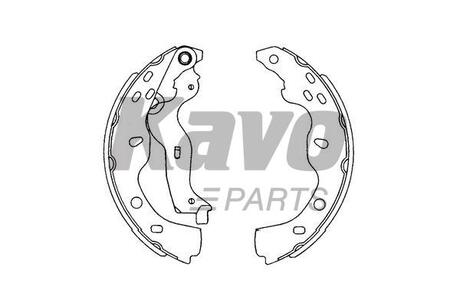 PARTS SUZUKI щоки гальм SX4 06- KAVO KBS-8914 (фото 1)