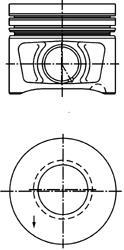 Поршень, комплект AUDI/SKODA/VW A4,A6,Octavia,Tour KOLBENSCHMIDT 40387610