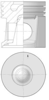 PISTON PERKINS 105,50 KOLBENSCHMIDT 40554610