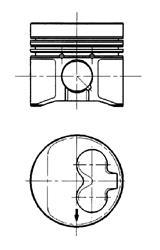 Поршень vw 79,76 (ks) KOLBENSCHMIDT 91429610