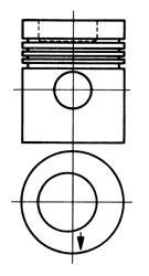 Поршень двигуна KOLBENSCHMIDT 93882630