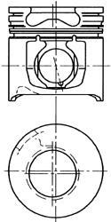 Поршень двигуна KOLBENSCHMIDT 94450600