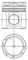 Поршень двигуна KOLBENSCHMIDT 99985600