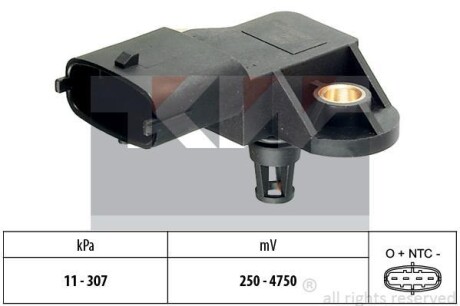 Датчик вакуума, 1.3-2.0D Multijet 10- Kw 493 082