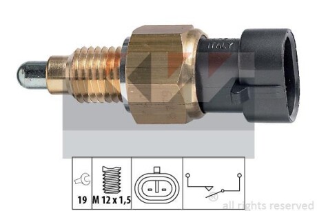 Выключатель фонаря заднего хода, 2.0, 2.2, 3.0 HDI Kw 560 249 (фото 1)