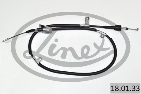 Трос ручного гальма правий LINEX 180133