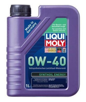 Масло моторное Synthoil Energy SAE 0W-40 1Л LIQUI MOLY 9514