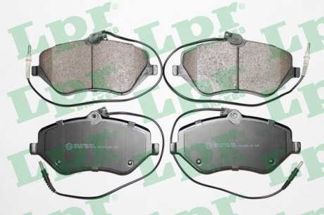 Колодки тормозные CITROEN C5/C6/PEUGEOT 407/607 2.0-3.0 00- передние LPR 05P1202