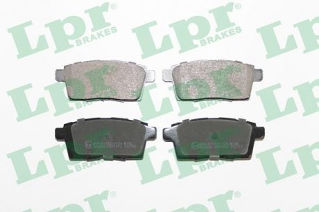 Колодки тормозные MAZDA CX7/CX9 07- задние LPR 05P1572