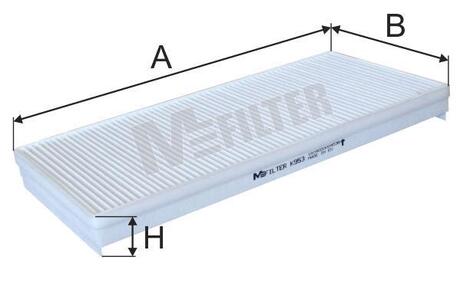 Фільтр повітря (салону) M-FILTER K953