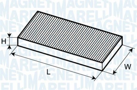 ФИЛЬТР САЛОНА MAGNETI MARELLI 350203064100