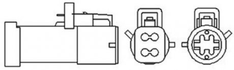 Лямбда-зонд FORD 4 przewody, 401mm, 9 Ohm, 6W-7W, PLANARNA MAGNETI MARELLI 466016355012 (фото 1)