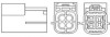 Лямбда-зонд MAGNETI OSM038 NISSAN ALMERA II,ALMERA TINO,MICRA II,PRIMERA 1.0-1.8 92- 466016355038