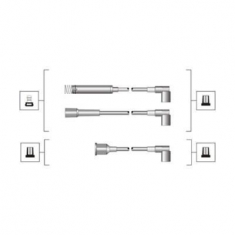 Комплект проводов зажигания (кор.код. msq0110) MAGNETI MARELLI 941319170110 (фото 1)