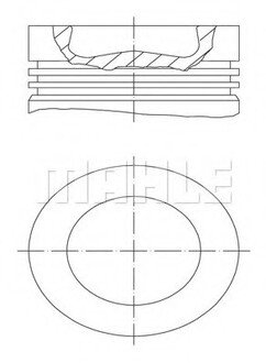 Поршень MAHLE / KNECHT 0039800