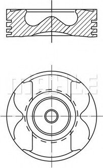 Поршня, CDI 88.5mm, (палец d=30) MAHLE / KNECHT 0045602